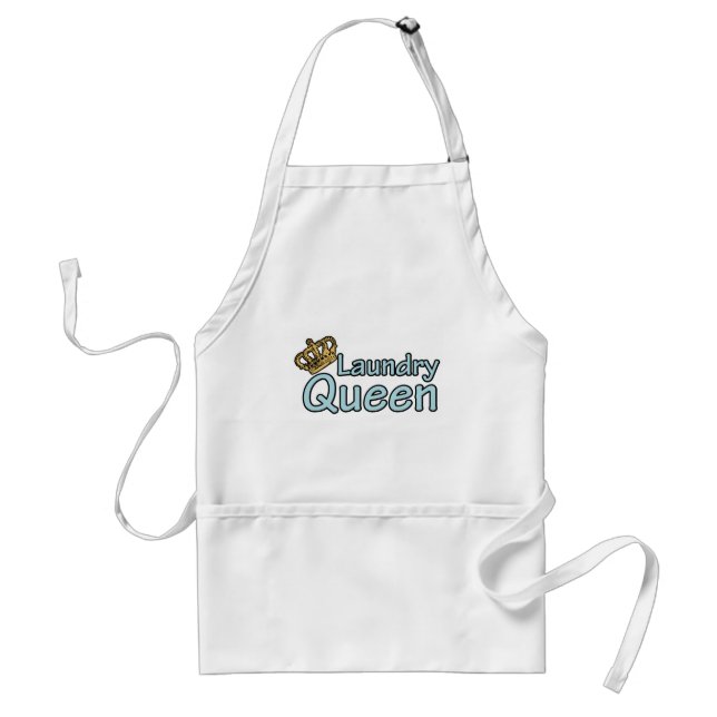 Laundry Queen with Crown Standard Apron (Front)
