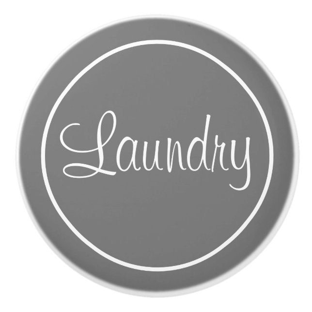 Laundry Room Ceramic Knob (Front)