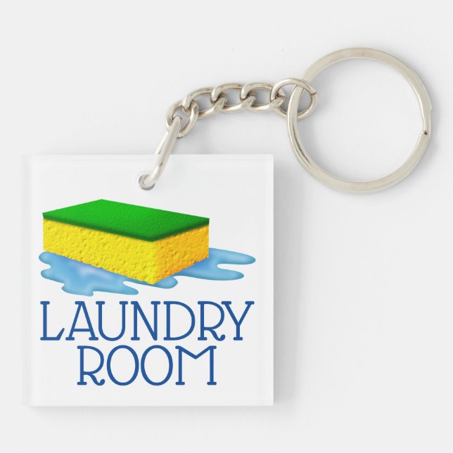 Laundry Room Keychain (Back)