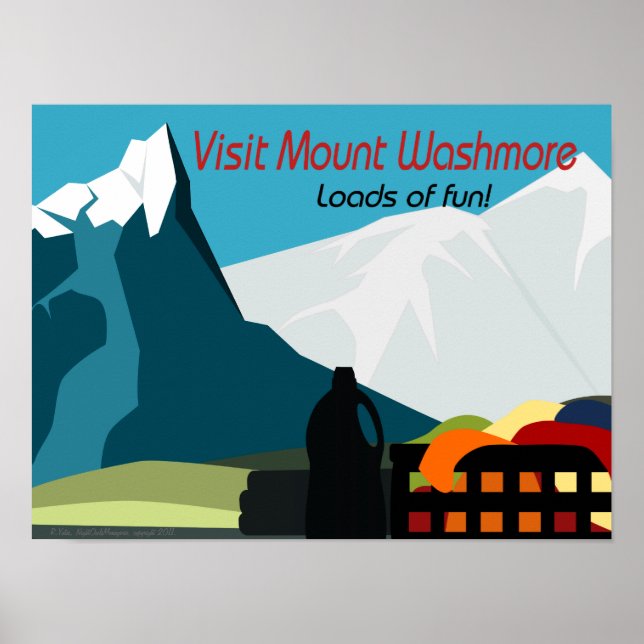 Laundry Room Travel Poster (Front)