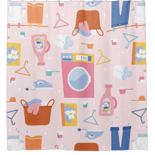 laundry room washing machine cleaning housewife