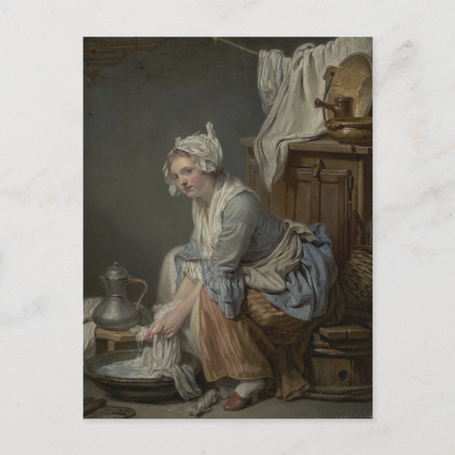 Laundry Room Washing Postcard (Front)