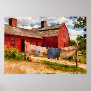 Laundry - The Clothes Line Poster