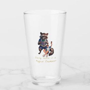 Laundry Time – Selfie with a Giant Raccoon Glass