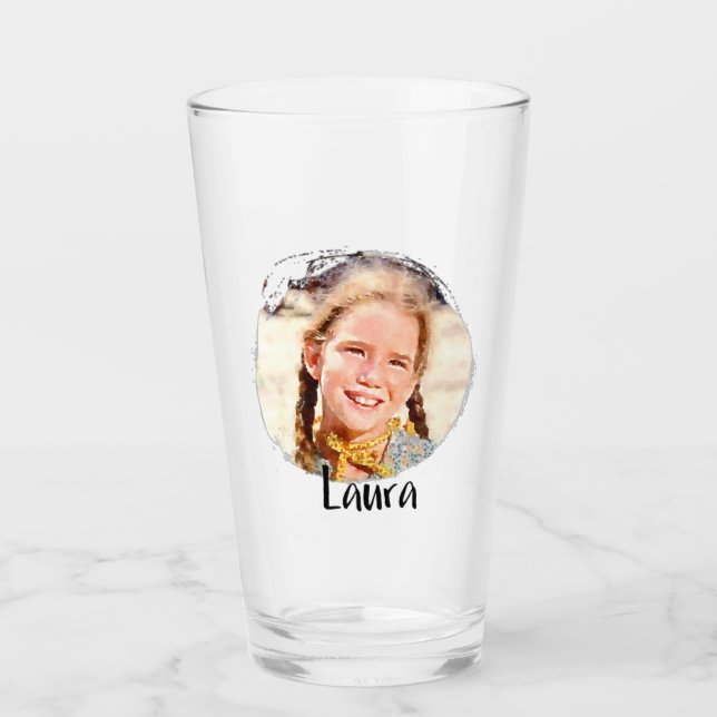 Laura Ingalls Wilder Glass (Front)