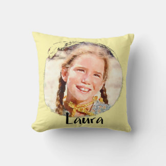 Laura Ingalls Wilder Throw Pillow