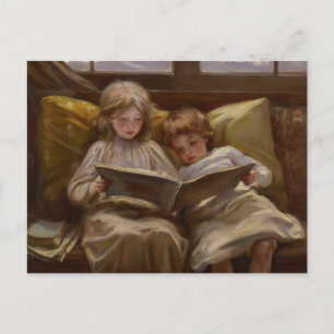 Laura Muntz Lyall - Interesting Story Postcard