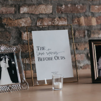 LAURA | Panneau de table commémoratif pour mariage