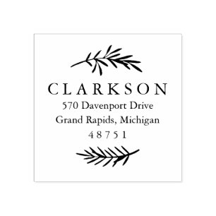 Laurel Branch Custom Return Address Stamp
