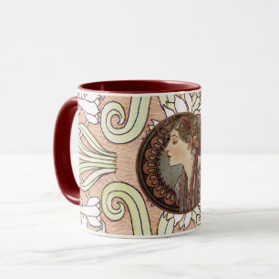  Laurel by Alphonse Mucha  Mug