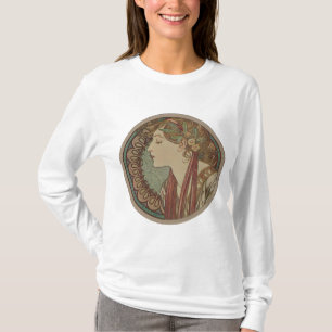 Laurel by Alphonse Mucha T-Shirt