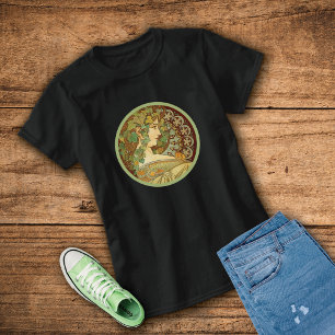 Laurel by Alphonse Mucha T-Shirt