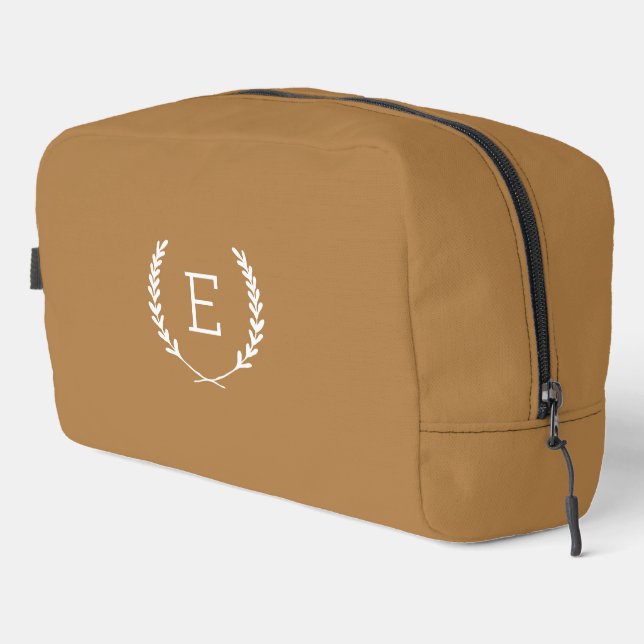 Laurel Crest Monogram Dopp Kit (Right Corner)