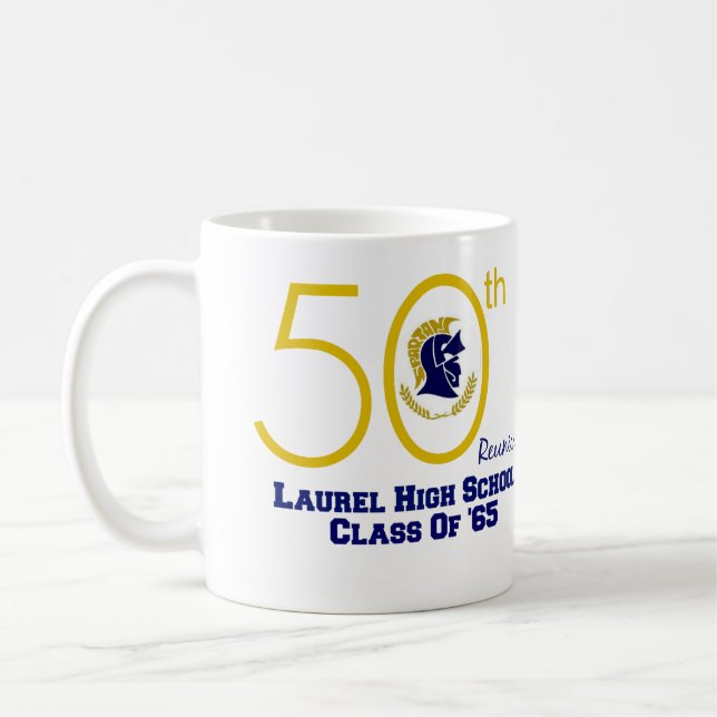 LAUREL HIGH CLASS 65 REUNION COFFEE MUG 11oz (Left)