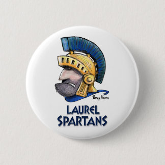 Laurel High School Spartan Button