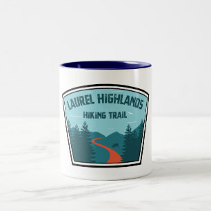 Laurel Highlands Hiking Trail Two-Tone Coffee Mug