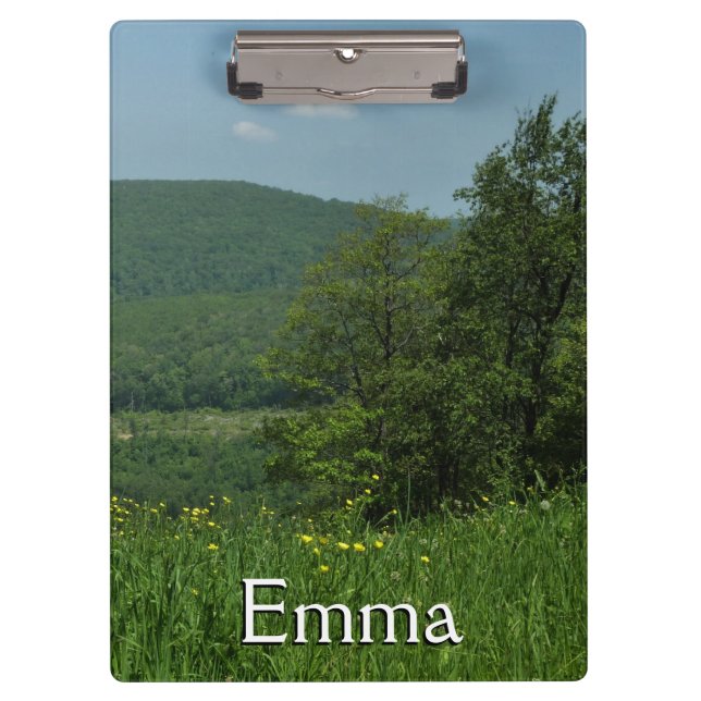 Laurel Highlands Pennsylvania Summer Photography Clipboard (Front)