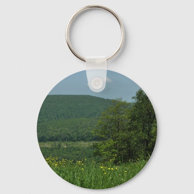 Laurel Highlands Pennsylvania Summer Photography Keychain (Front)