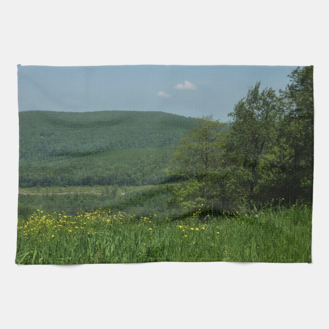 Laurel Highlands Pennsylvania Summer Photography Kitchen Towel (Horizontal)