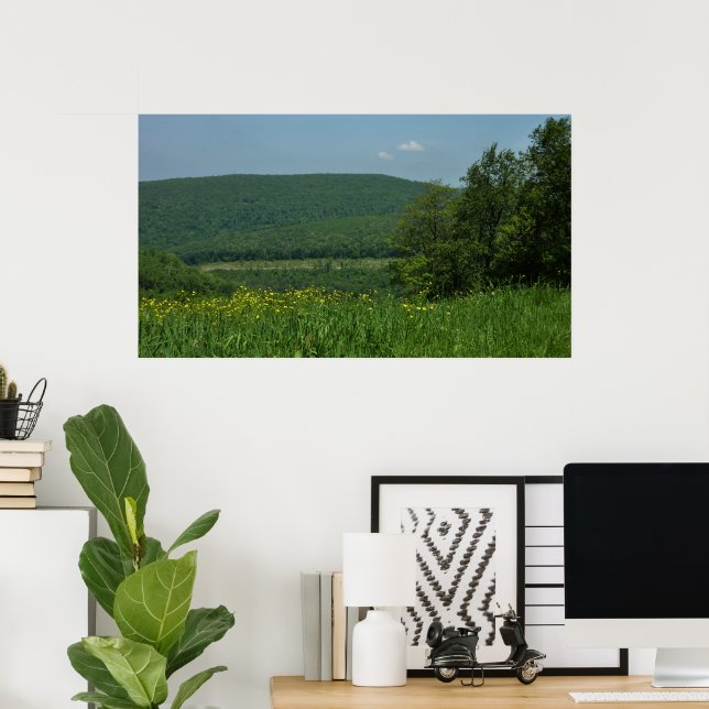Laurel Highlands Pennsylvania Summer Photography Poster (Home Office)