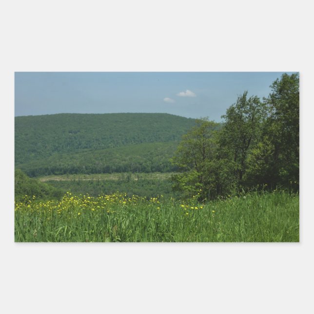 Laurel Highlands Pennsylvania Summer Photography Sticker (Front)