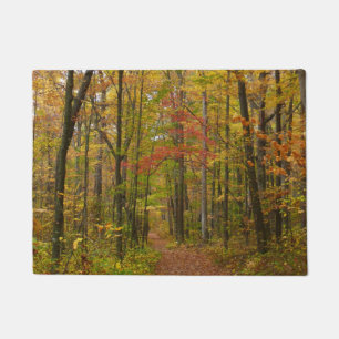 Laurel Hill Trail in Fall Doormat