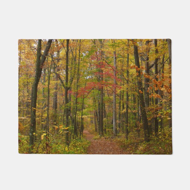 Laurel Hill Trail in Fall Doormat (Front)