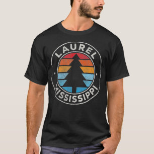 Laurel Mississippi MS Vintage Graphic Retro 70s  T-Shirt