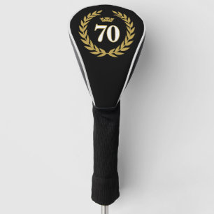 Laurel Wreath and Crown 70th Birthday Golf Head Cover