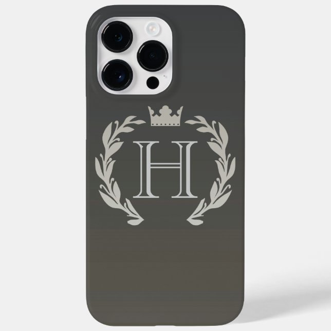 Laurel Wreath Monogram Case-Mate iPhone Case (Back)