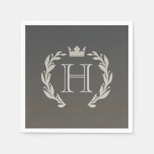 Laurel Wreath Monogram Napkin