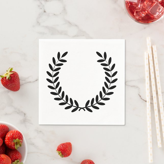 Laurel Wreath Paper Napkins (Creator Uploaded)