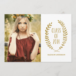 Laurels   Invitation de la fête de graduation 2014