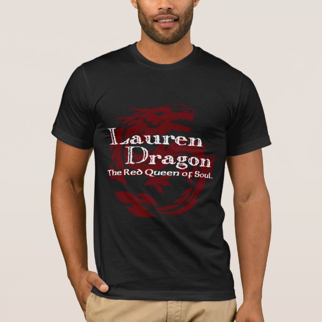 Lauren Dragon Black Logo Tee (Front)