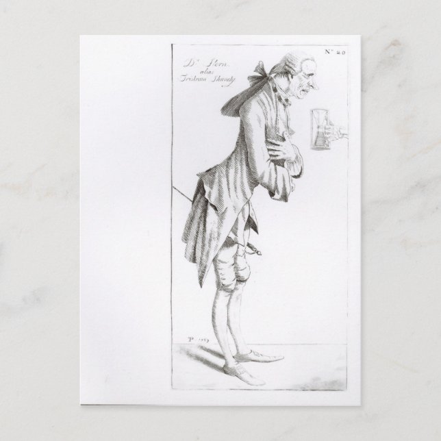 Laurence Sterne Postcard (Front)