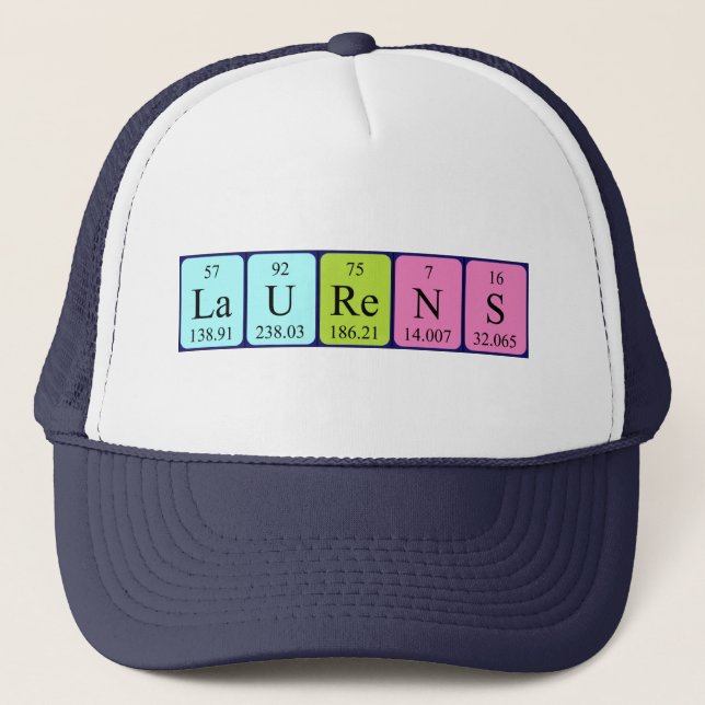 Laurens periodic table name hat (Front)