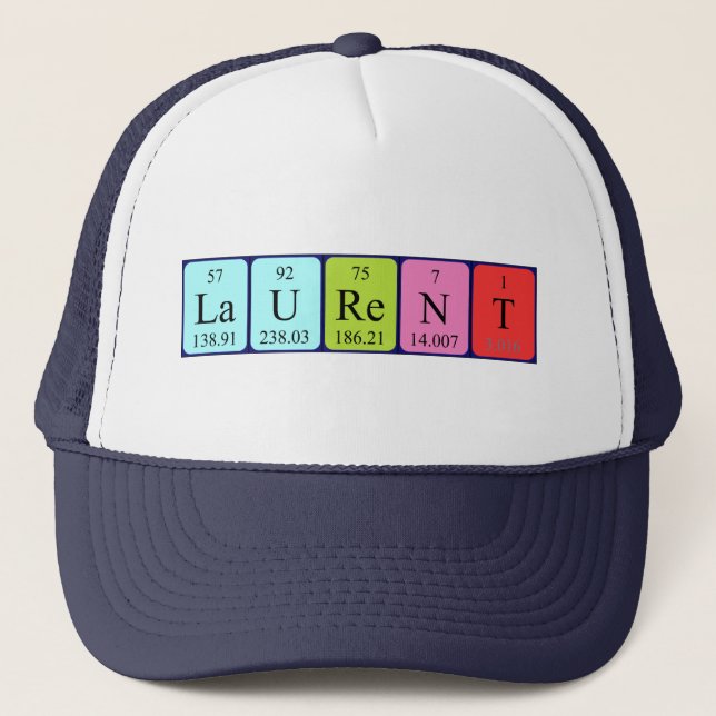 Laurent periodic table name hat (Front)