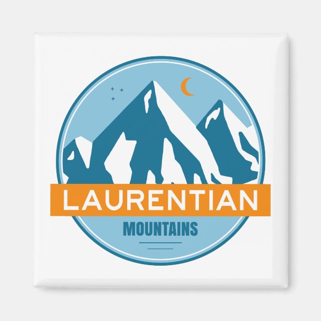 Laurentian Mountains Quebec Canada Magnet (Front)