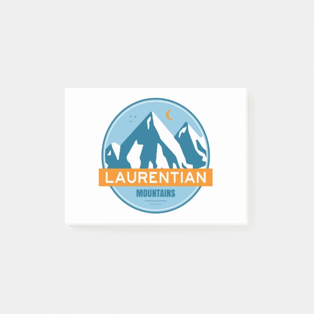 Laurentian Mountains Quebec Canada Post-it Notes (Front)