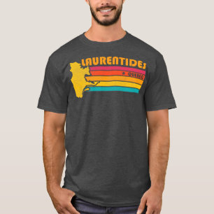 Laurentides Quebec Canada Vintage Distressed Souve T-Shirt