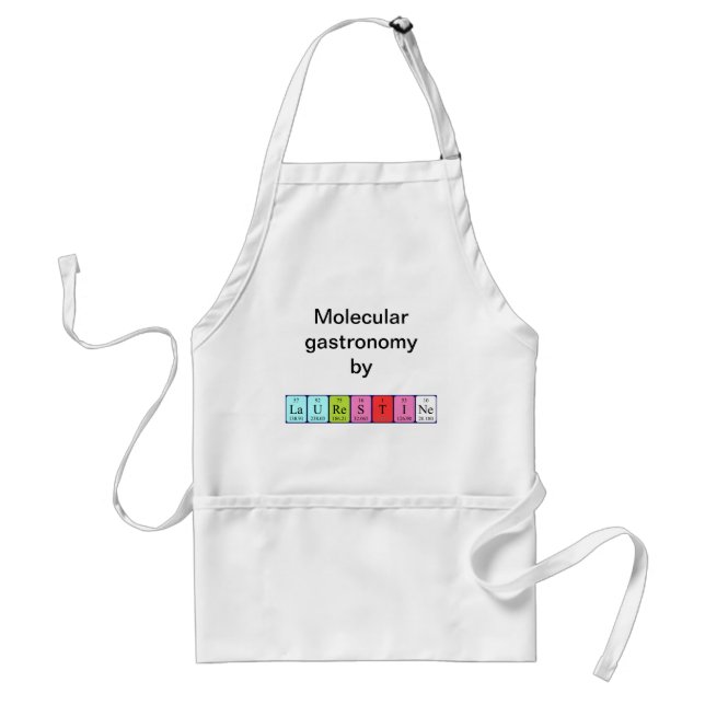 Laurestine periodic table name apron (Front)