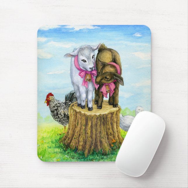 Laurie's Critters Mouse Pad (With Mouse)