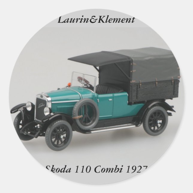 Laurin&Klement Skoda 110 Combi 1927 Sticker (Front)
