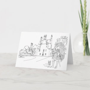 Lauriston Castle, Aberdeenshire, Scotland Card