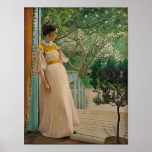 Laurits Andersen Ring In the garden door CC0495  Poster