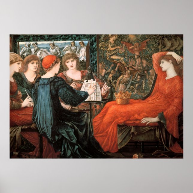 Laus Veneris by Sir Edward Burne-Jones Poster (Front)