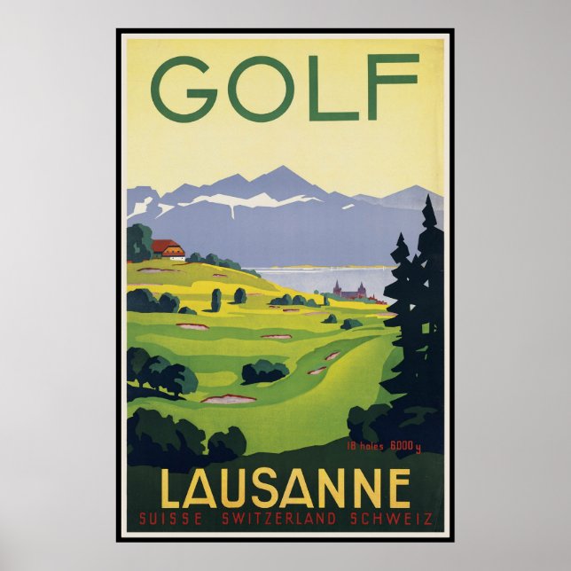 Lausanne Switzerland Poster (Front)