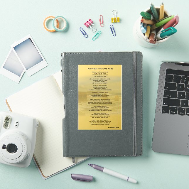 L'Australie, l'endroit où être sticker (Couverture iPad)