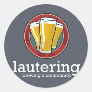 Lautering Round Sticker - Sheet