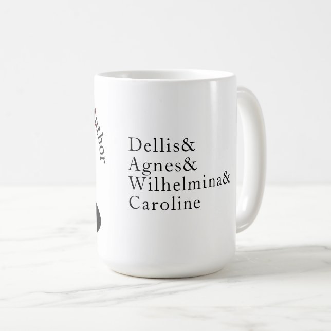 L'auteur révolutionnaire Heroines Mug (Devant droit)